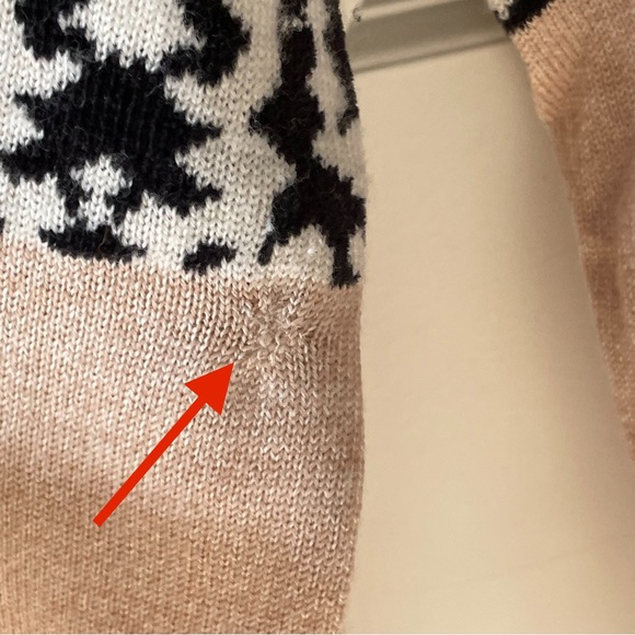 Thakoon Pink and Black Mixed Media Wool Sweater Size Large - Picture 7 of 13